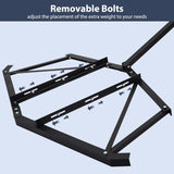 Garvee Heavy Duty 74" Tow-Behind Driveway Drag Harrow – Reinforced Steel Bars, Adjustable Bolts, Pin-Style Hitch – Grader Attachment for Leveling Gravel Driveways, Lawns, Yards – Compatible with ATV, UTV, Tractor – Size: 74 inches