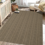 Garvee Boho Rugs 5x7 ft Soft Ultra Thin Washable Area Rug Brown for Living Room Bedroom Dining Room - Brown